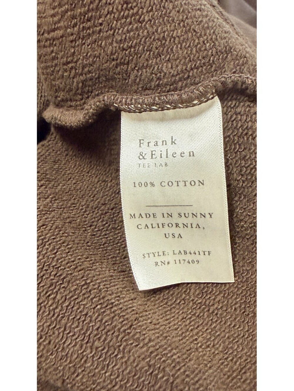 FRANK & EILEEN NICOLE Triple Fleece Luxury Sweatshirt Dress MEDIUM - Picture 7 of 8